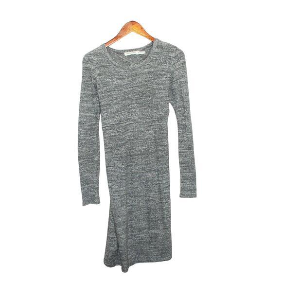 Isabel Marant Etoile Ela ruched jersey dress Heather Gray Size 40 - Picture 8 of 8